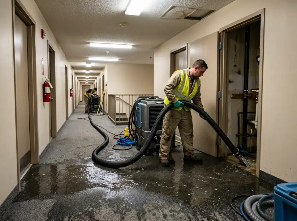 multi-unit-apartment-hallway-f-005 — frequently asked questions, Emergency Burst Pipe Water Extraction & Removal in Manahawk…